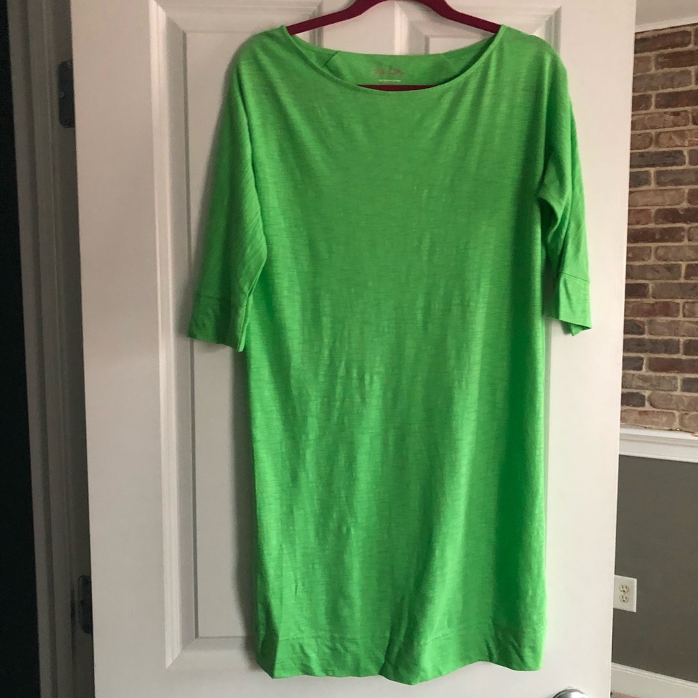 Lilly Pulitzer Green Cotton Dress - Small